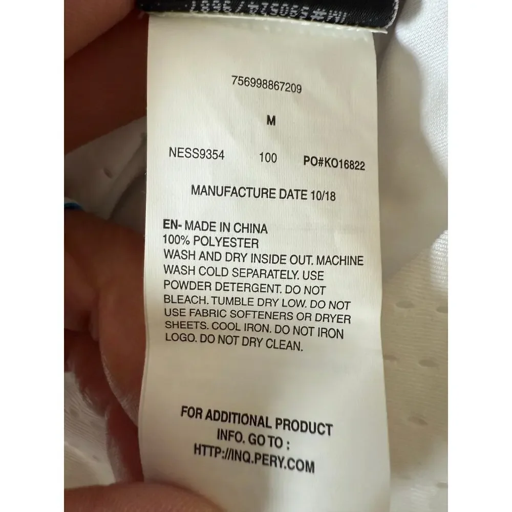 NWT Nike Sport Mesh Swim Cover-Up Dress White Womens Size Medium